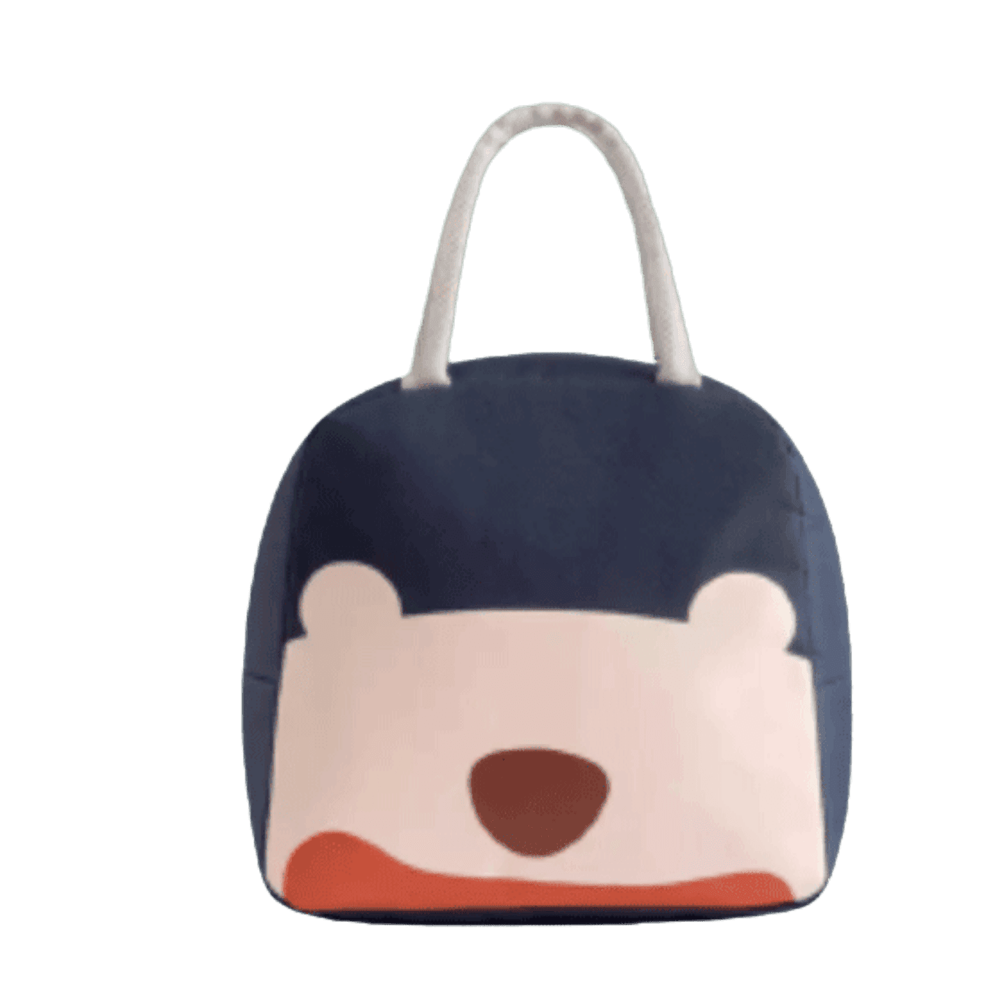 Little Smiles blue and white food bag