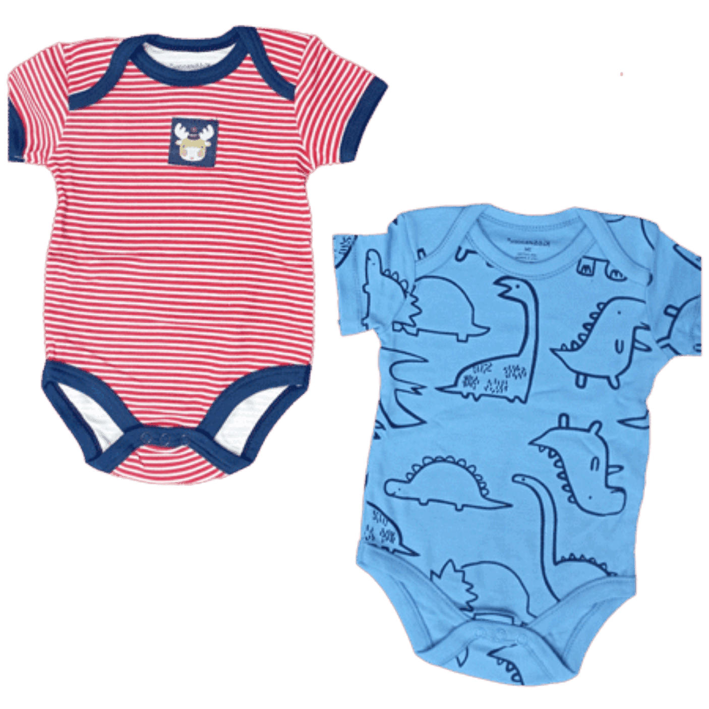 Little Smiles dino and deer bodysuits